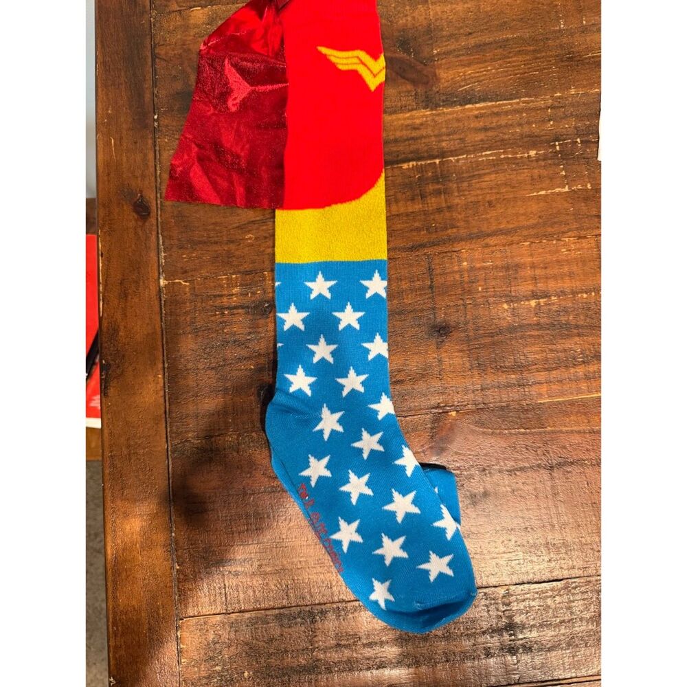DC Comics Wonder Woman Lighter Blue Uniform Womens Knee High Socks
